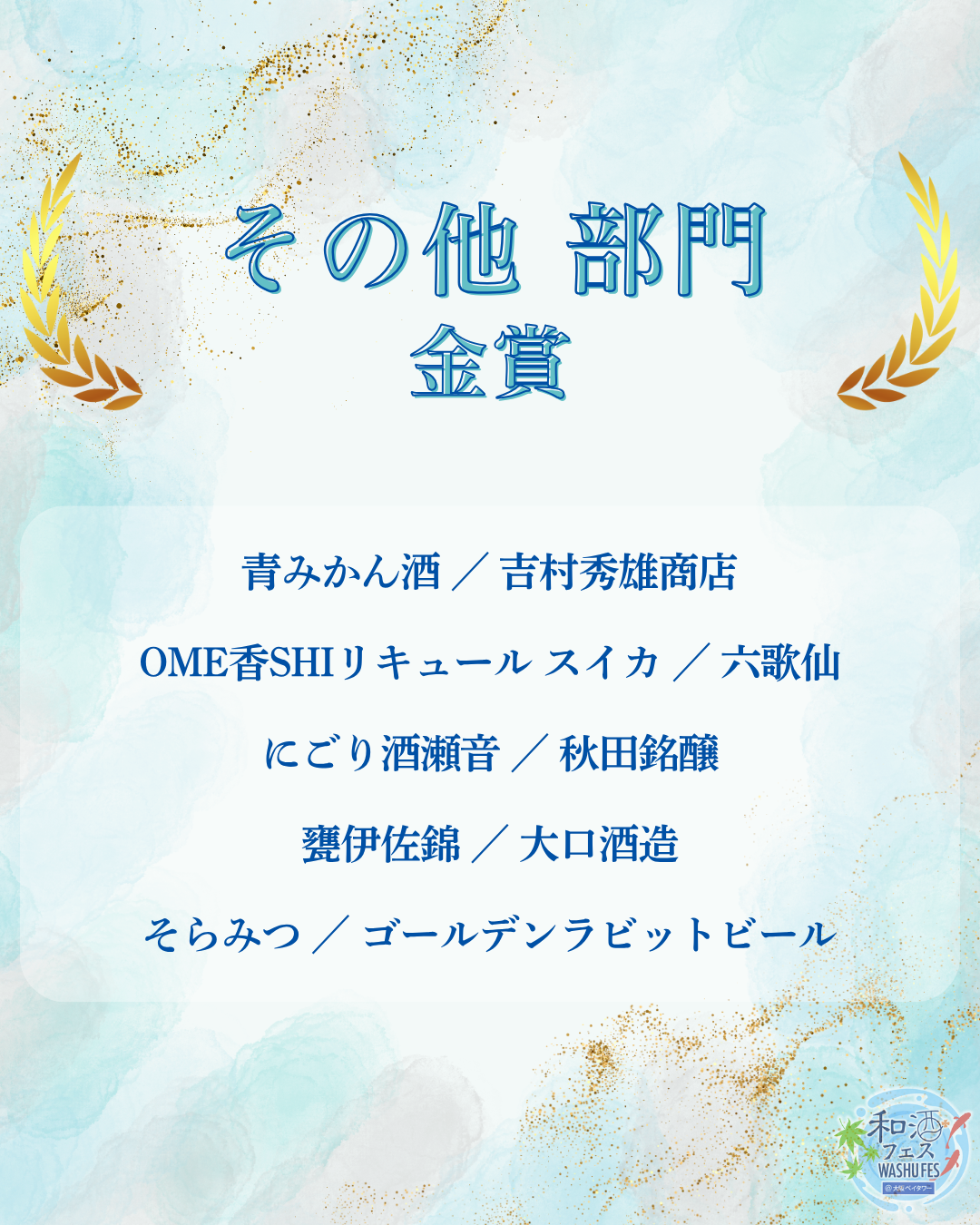 和酒フェス大賞
